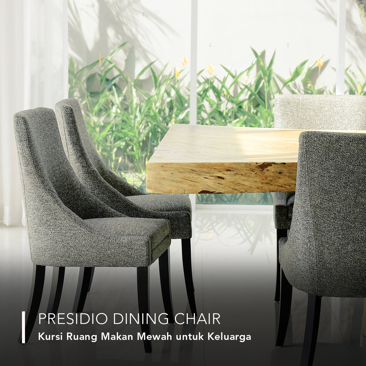 Presidio Dining Chair: Kursi Ruang Makan Mewah untuk Keluarga