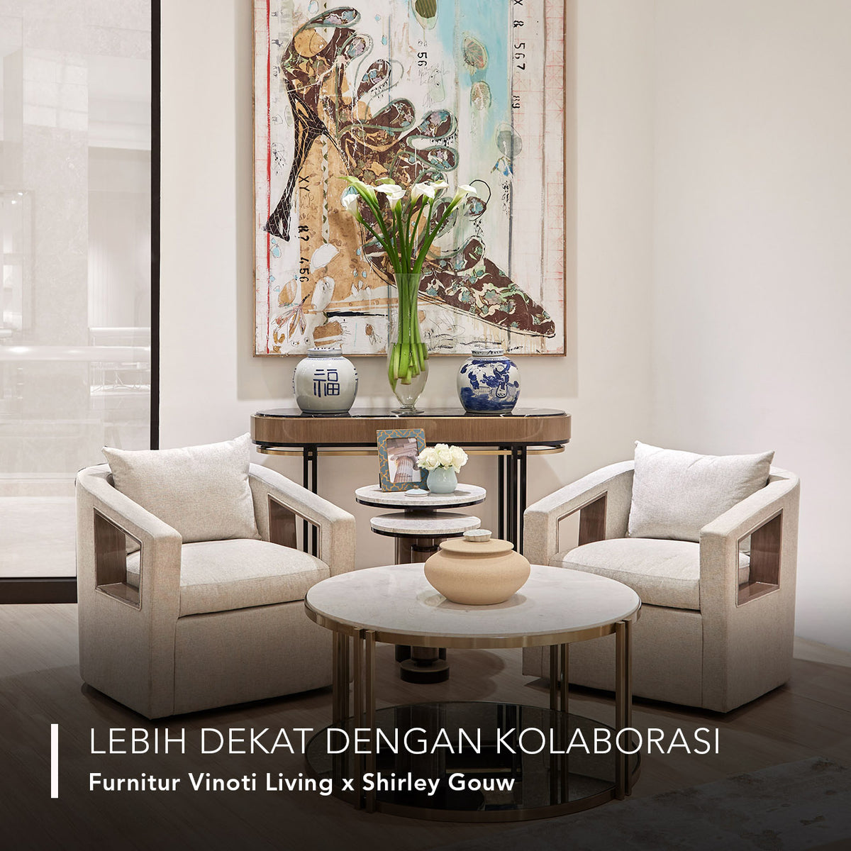 Lebih Dekat dengan Kolaborasi Furnitur Vinoti Living x Shirley Gouw