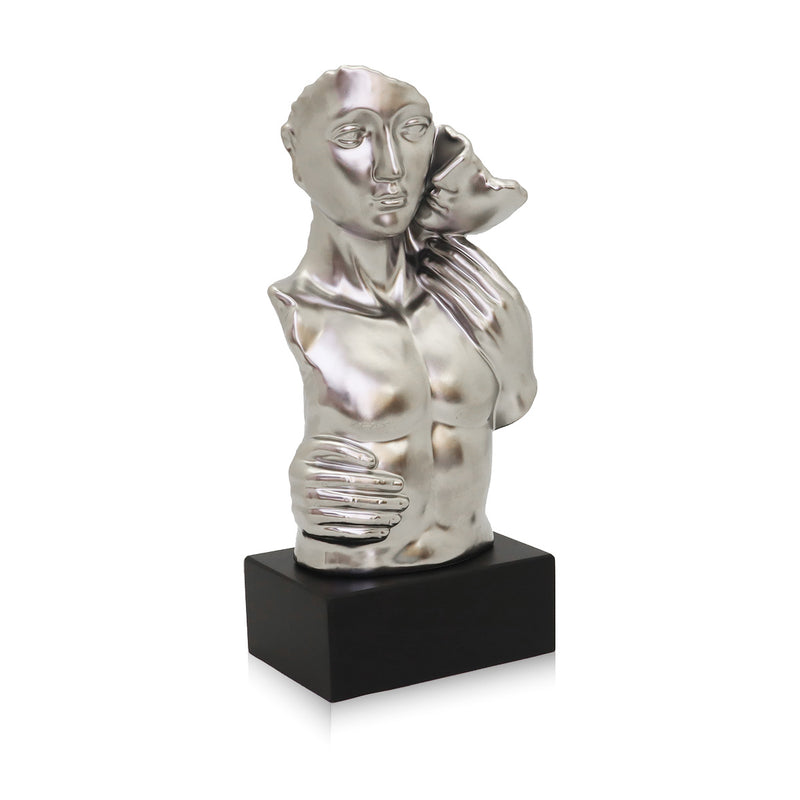 Valle Lovers Silver Figurine | Vinoti Living