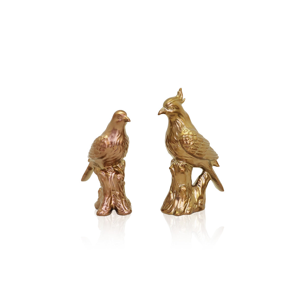 Valle Birds Rose Gold Figurine | Vinoti Living