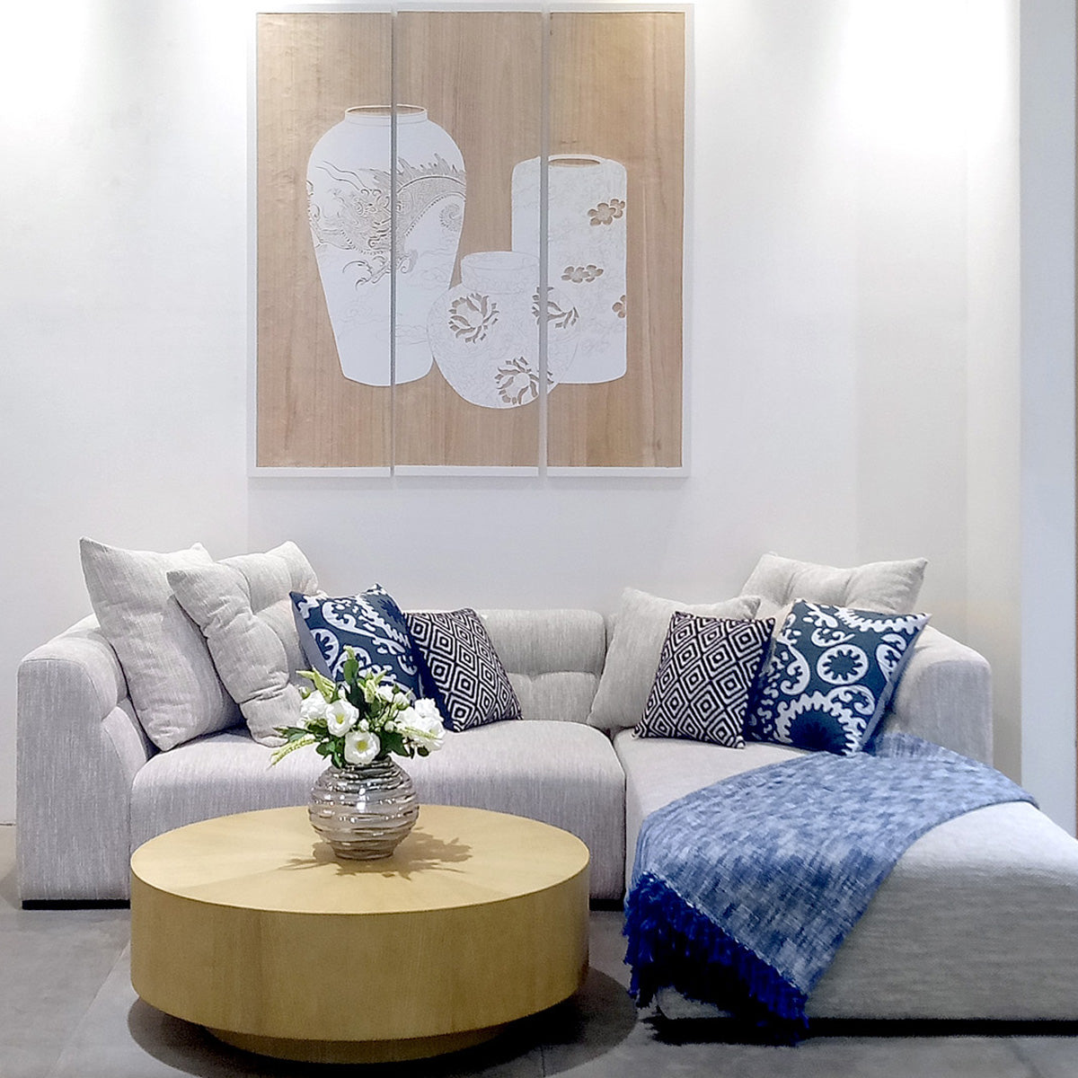 Calla L-Shape 2 Seater Sofa | Vinoti Living