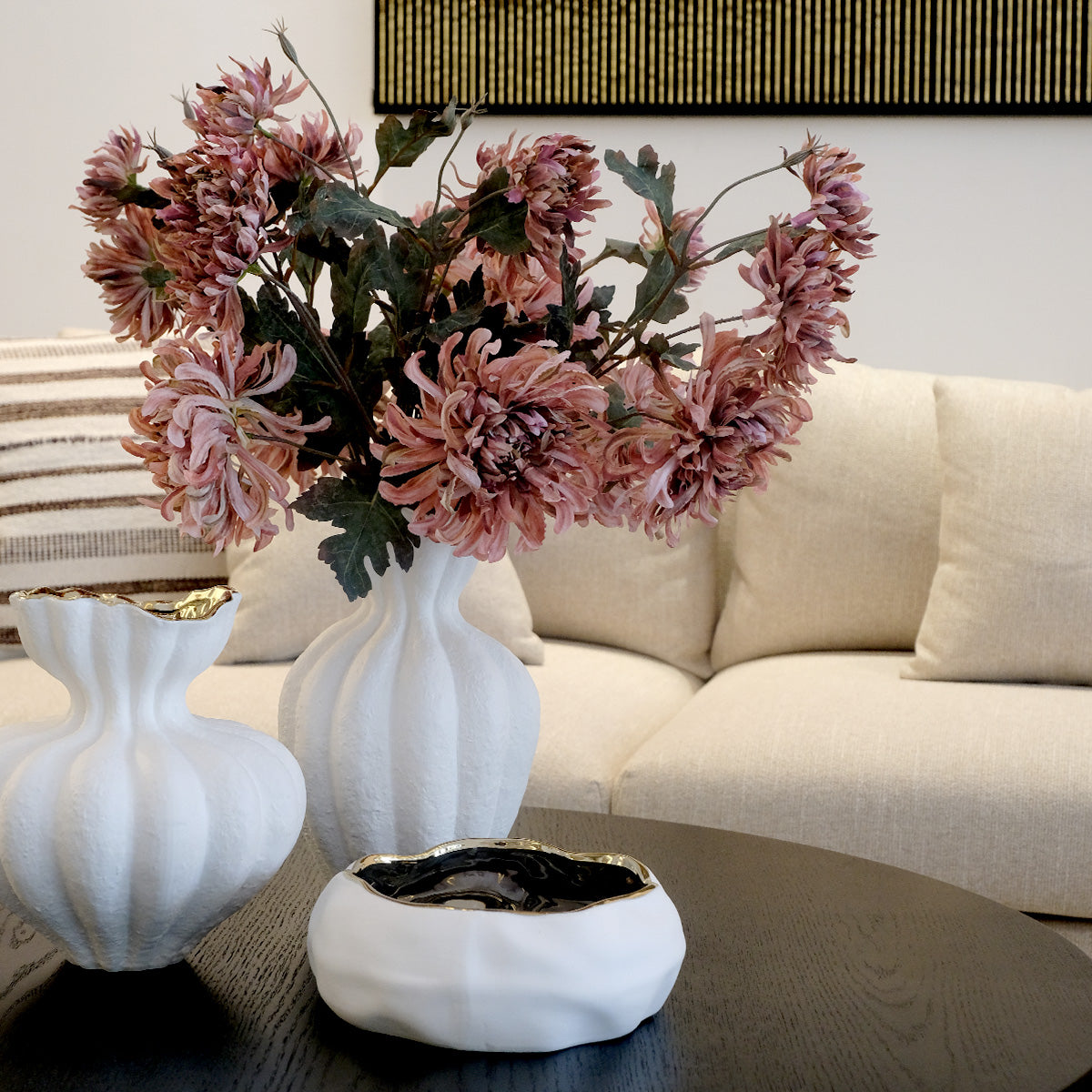 Chrysanthemum Rosy Flower - Accessories | Vinoti Living
