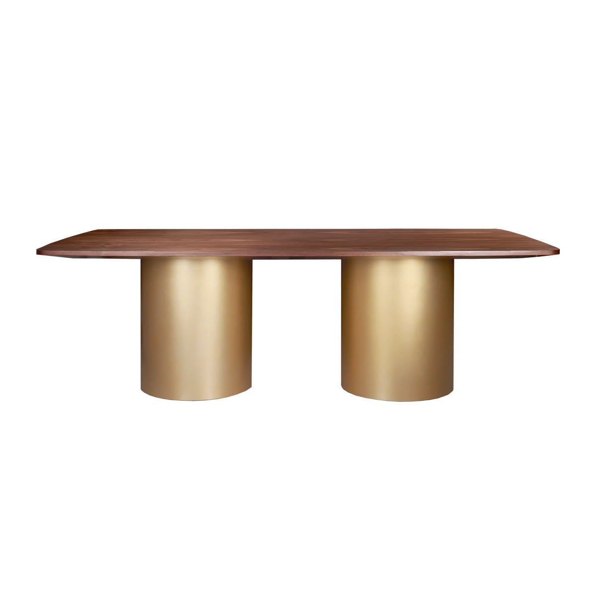 New York Dining Table - with 2 Cylinder Bases | Vinoti Living