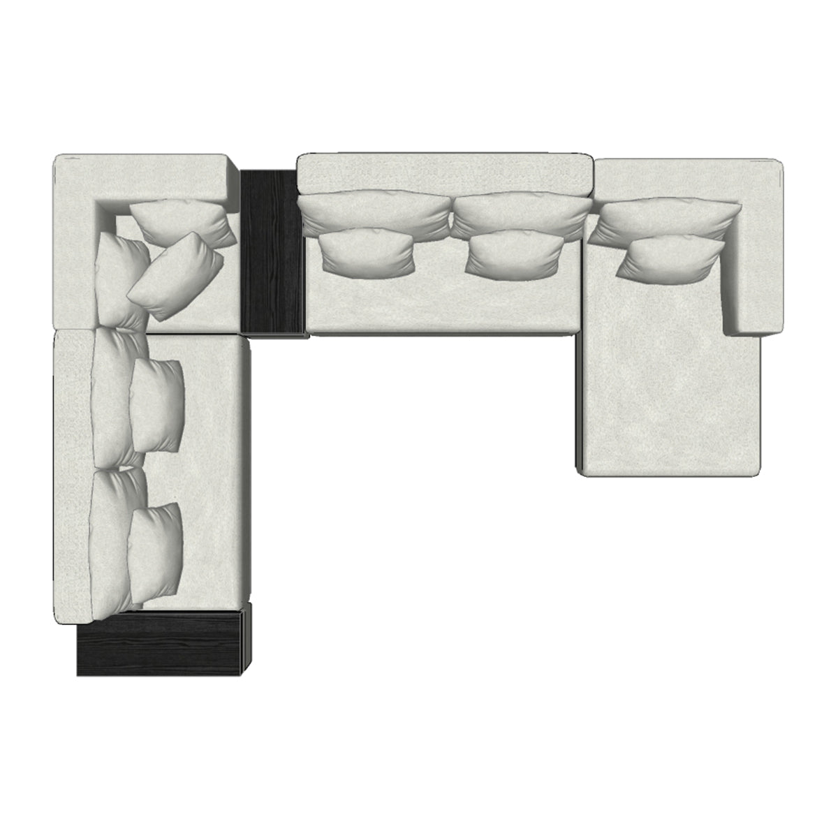 Milan U-Shape Sofa - Sectional Sofa | Vinoti Living