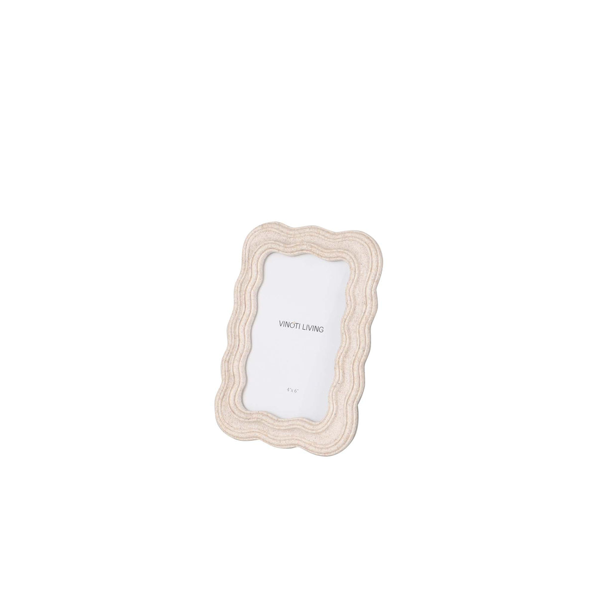 Caverna Wavy Natural Photo Frame 4x6" | Vinoti Living