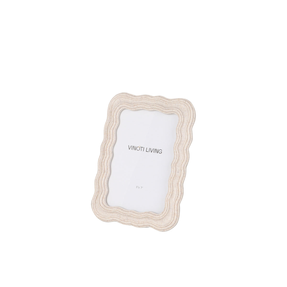 Caverna Wavy Natural Photo Frame 5x7" | Vinoti Living