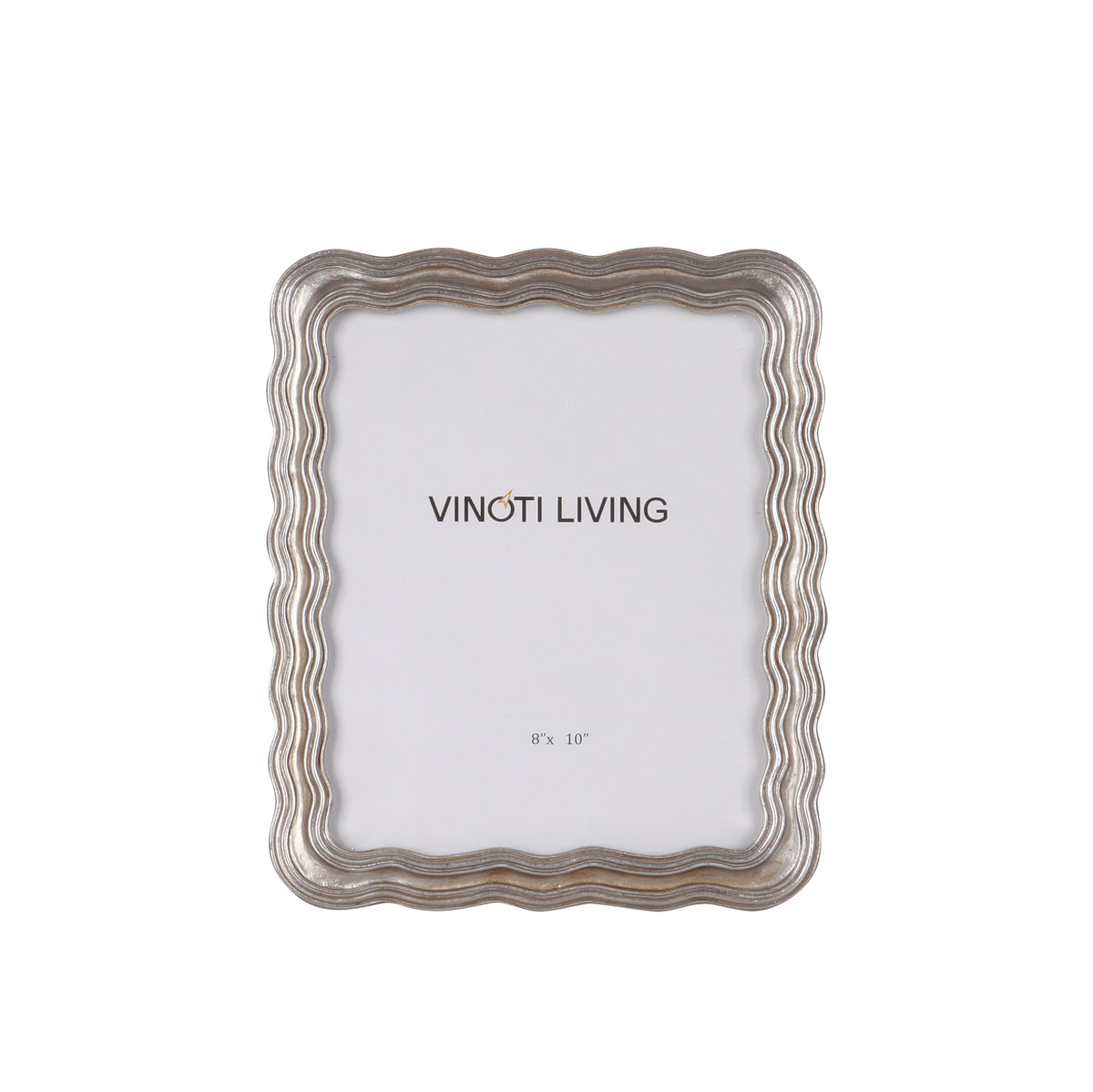 Caverna Wavy Silver Photo Frame 8x10" | Vinoti Living