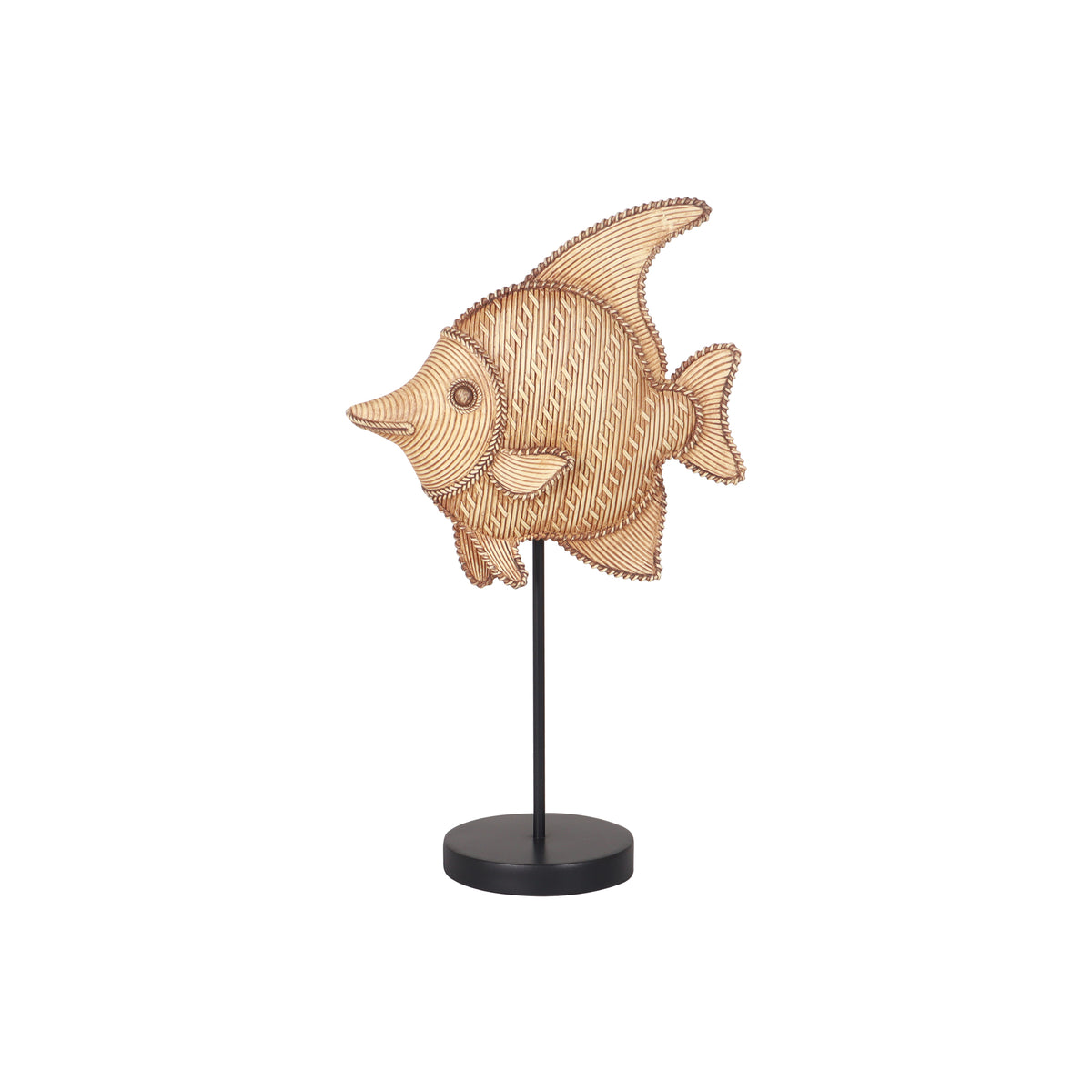 Safari Weave Fish Figurine | Vinoti Living