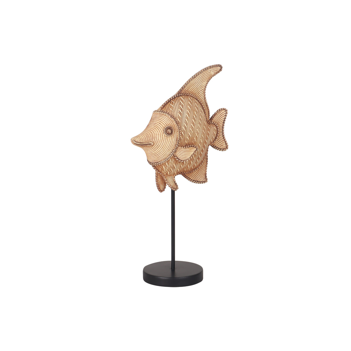 Safari Weave Fish Figurine | Vinoti Living