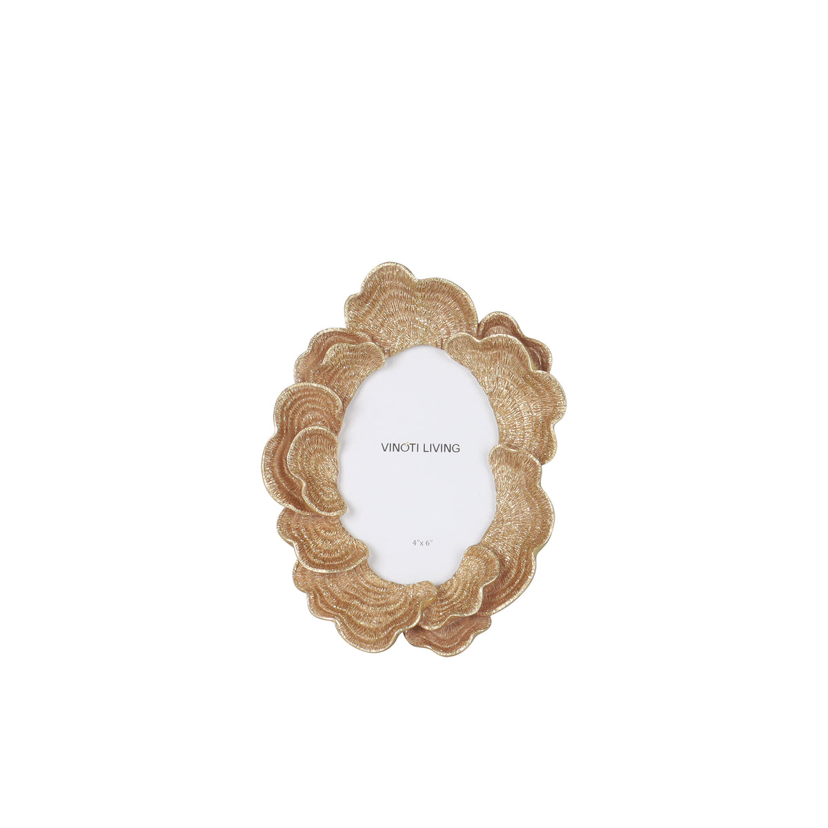 Terraza Petal Oval Photo Frame 4x6" | Vinoti Living