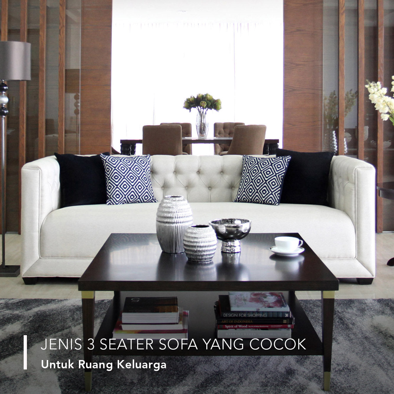 Jenis 3 Seater Sofa Yang Cocok Untuk Ruang Keluarga | Vinoti Living