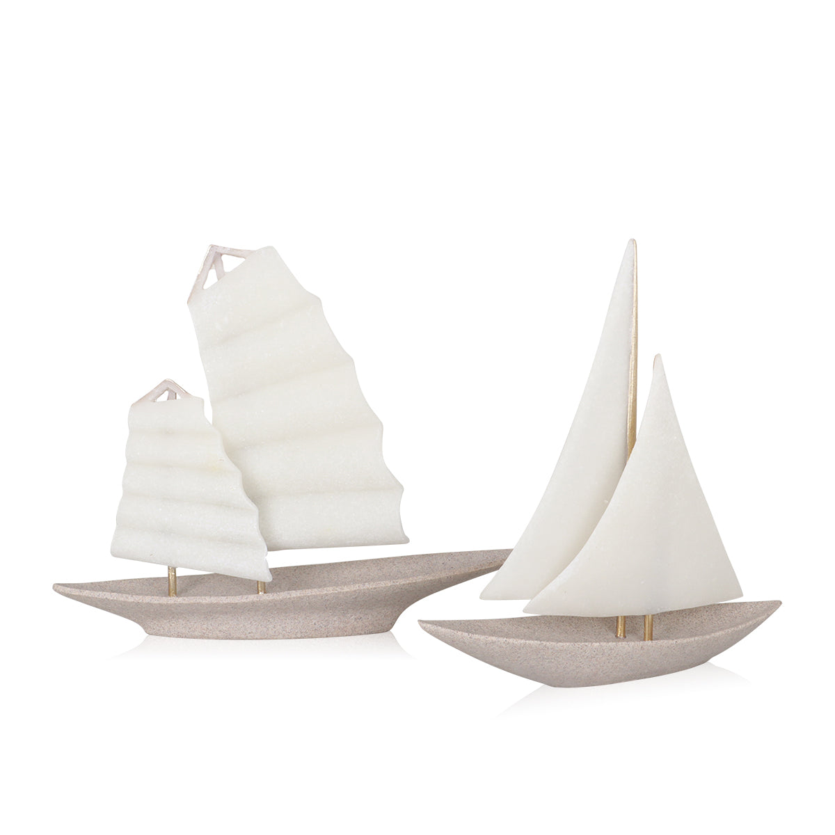 Liora Sail Boat Large Figurine - Accesssories | Vinoti Living
