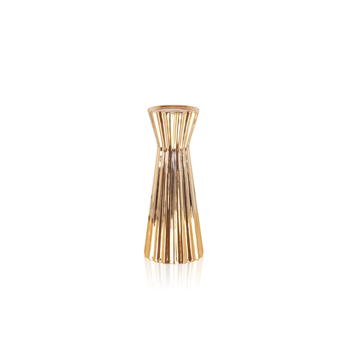 Cottage Tapered Short Candle Holder - Accessories | Vinoti Living