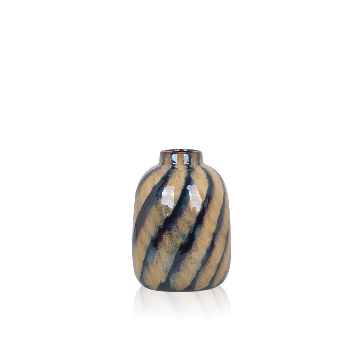 Grove Glaze Short Vase | Vinoti Living