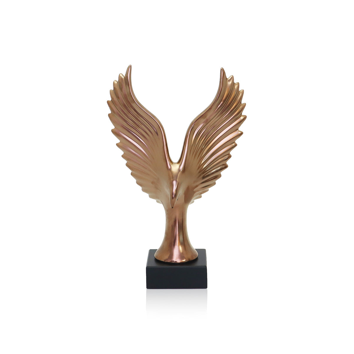 Valle Eagle Rose Gold Figurine | Vinoti Living