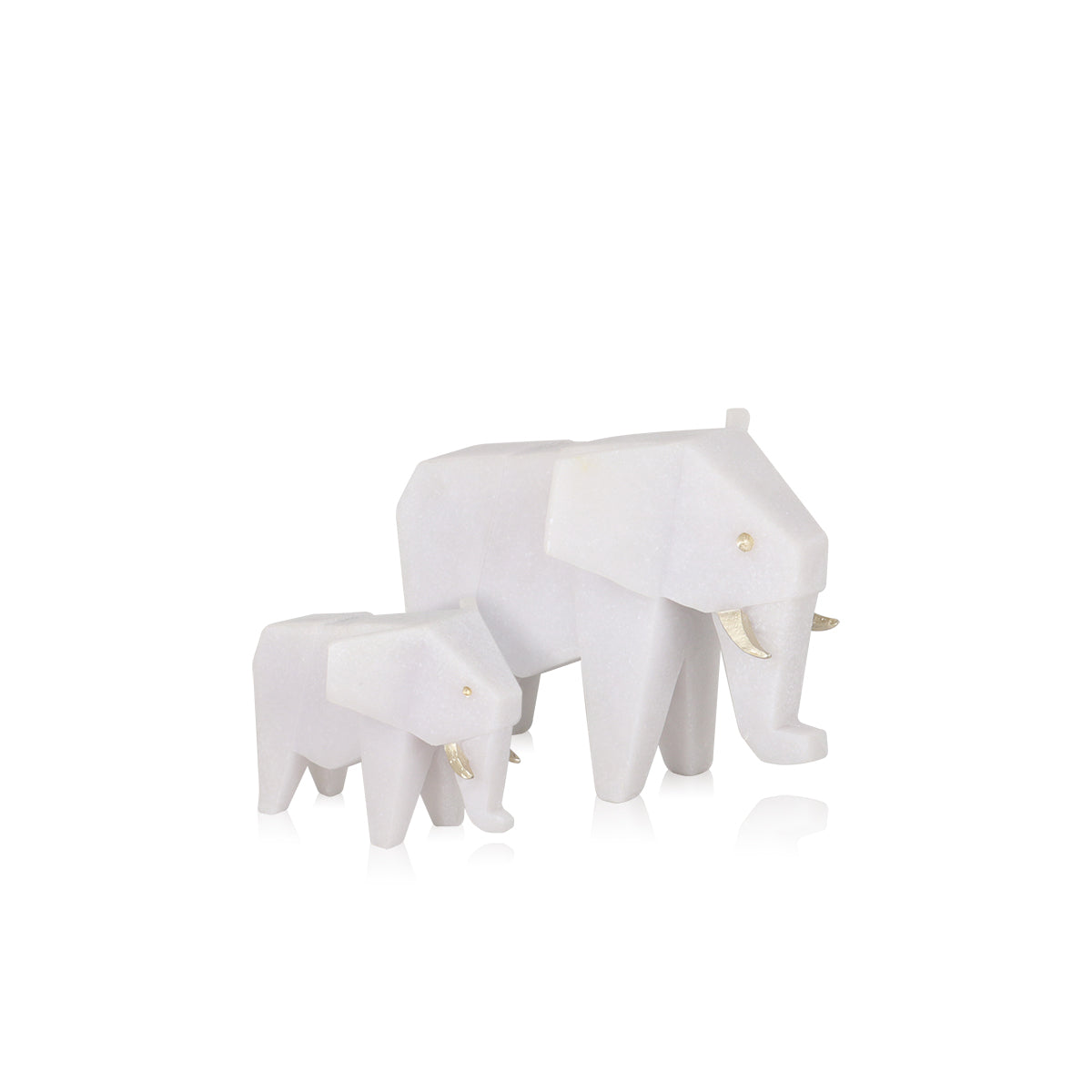 Liora Geo Elephant Large Figurine - Accesssories | Vinoti Living