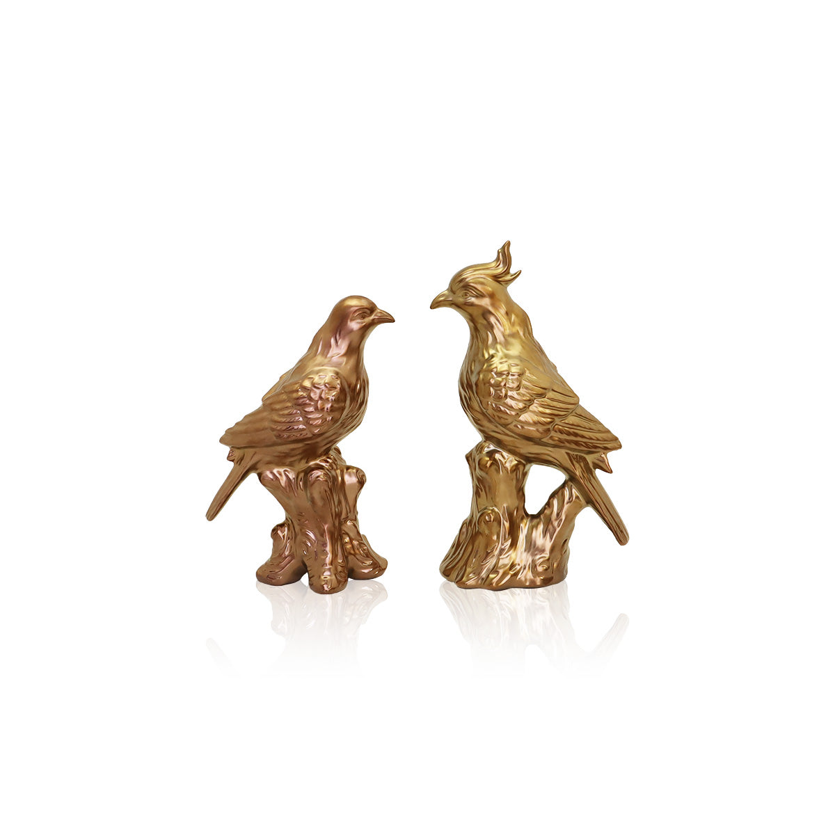 Valle Birds Rose Gold Figurine | Vinoti Living