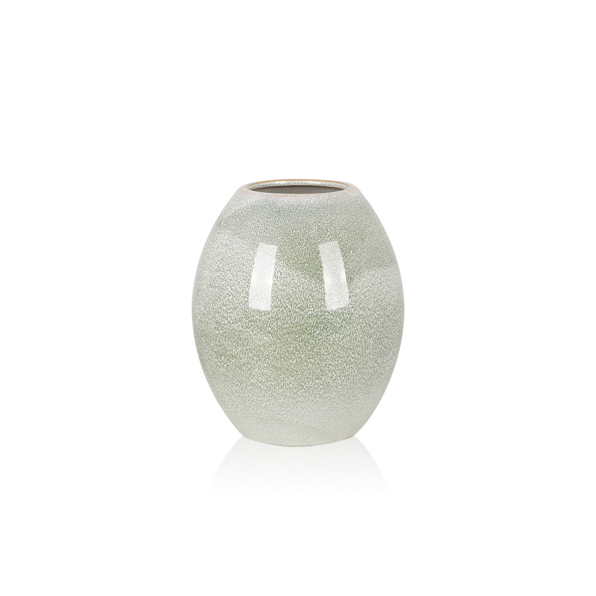 Celadon Rounded Vase - Accessories | Vinoti Living