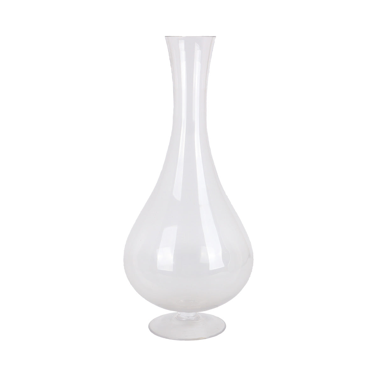 Gourd Glass Clear Vase | Vinoti Living