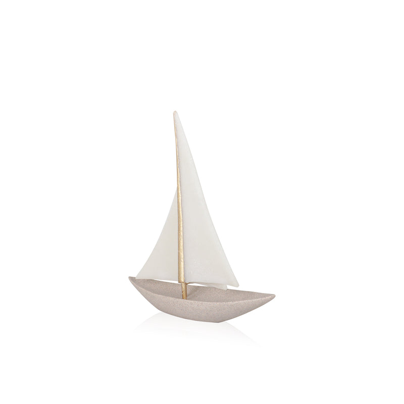 Liora Sail Boat Small Figurine - Accesssories | Vinoti Living