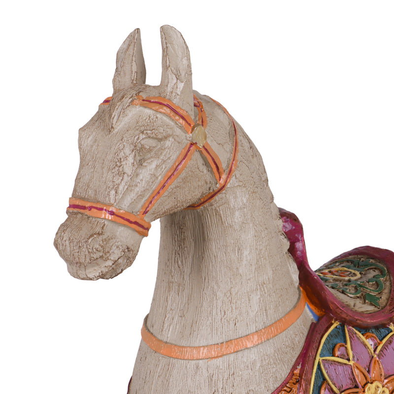 Bosco Adorned Horse Figurine - Accessories | Vinoti Living