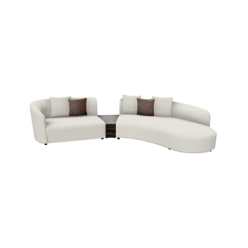Costa Curve Sofa with Side Table - Online Furniture | Vinoti Living