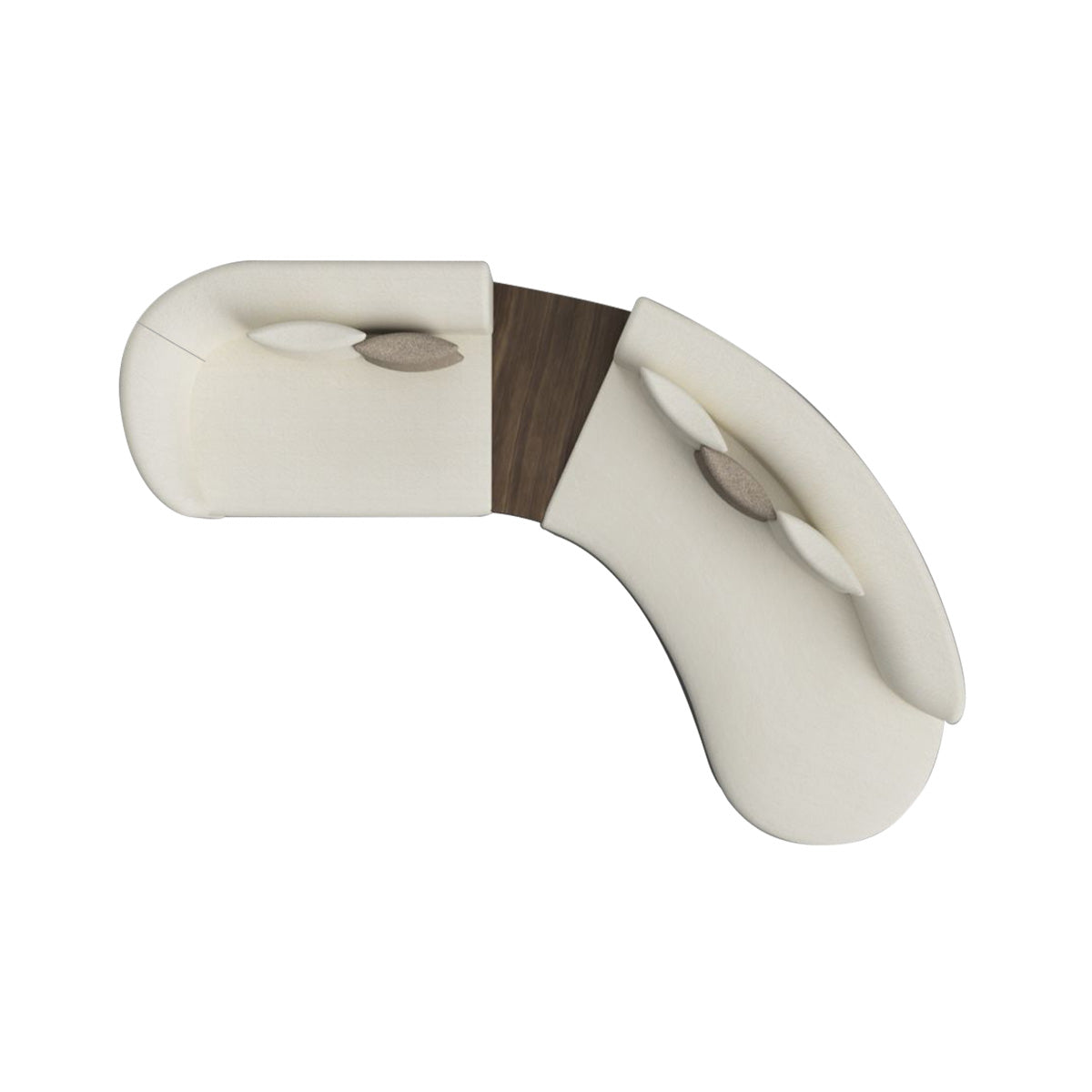 Costa Curve Sofa with Side Table - Online Furniture | Vinoti Living