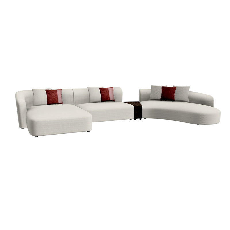 Costa U Shape Sofa with Side Table - Online Furniture | Vinoti Living