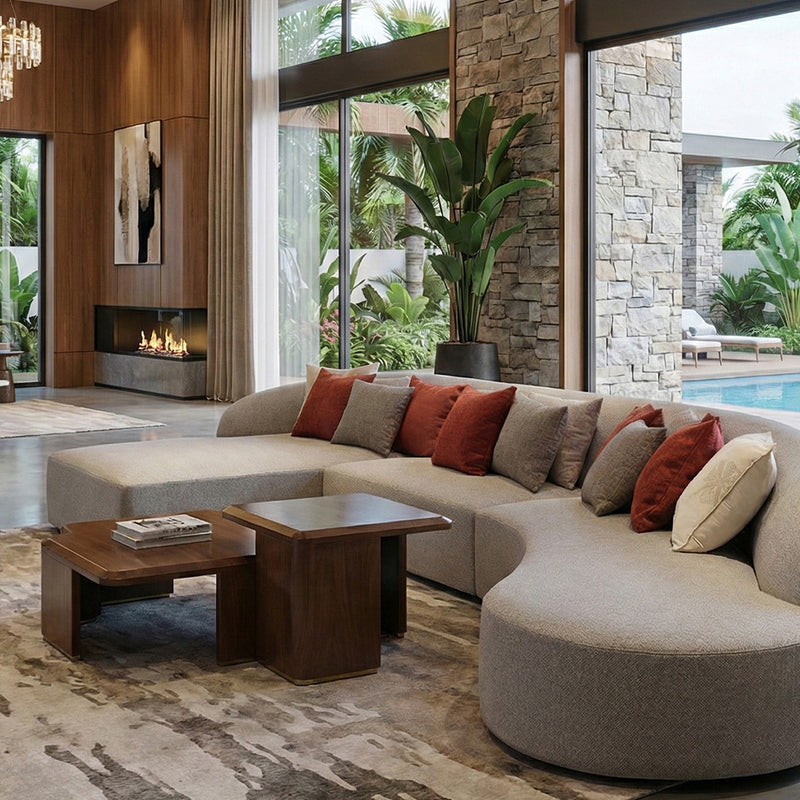 Costa Curve U Shape Sofa - Online Furniture | Vinoti Living