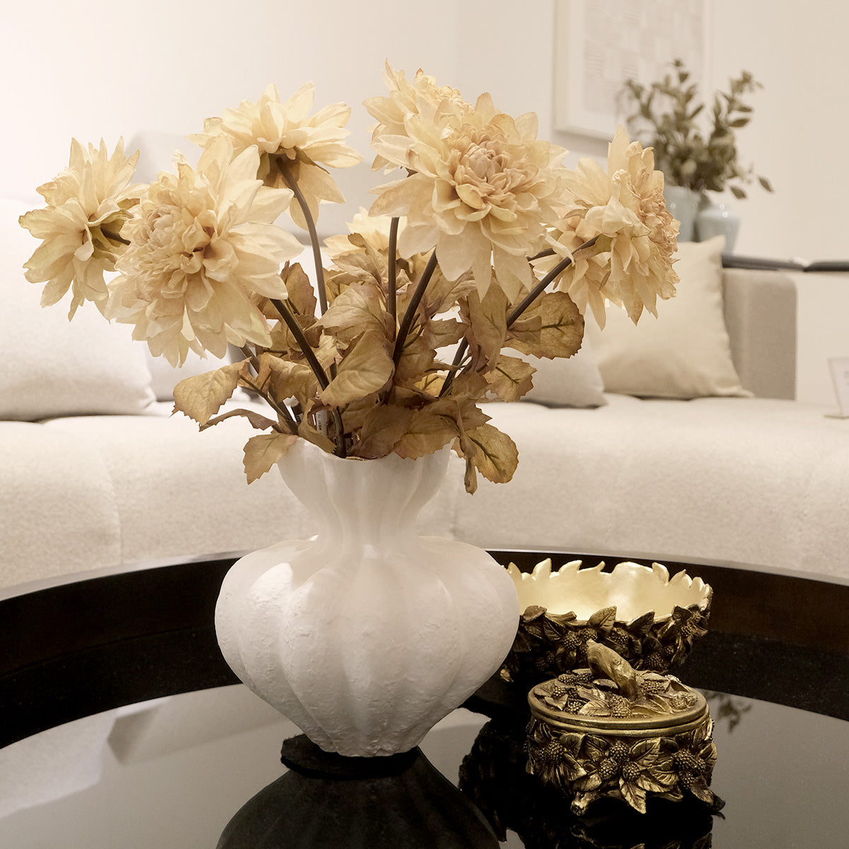 Dahlia Wheat Flower - Accessories | Vinoti Living