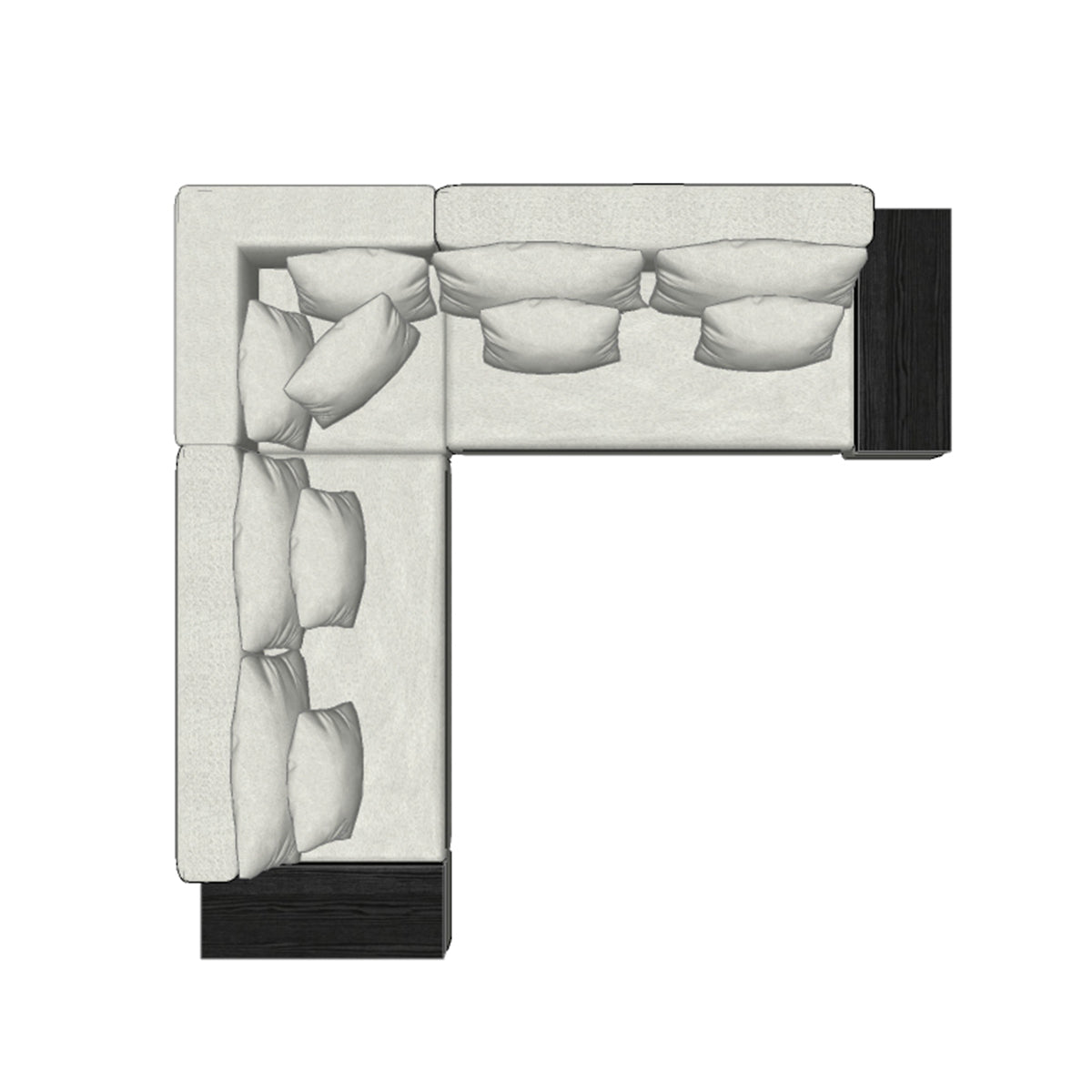 Milan L Shape Sofa