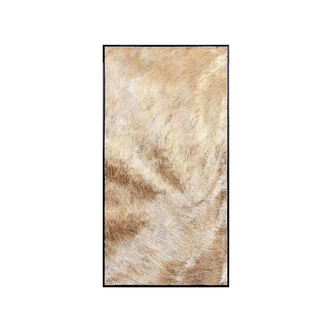 Elara Brushed Wave Set of 2 Wall Art | Vinoti Living