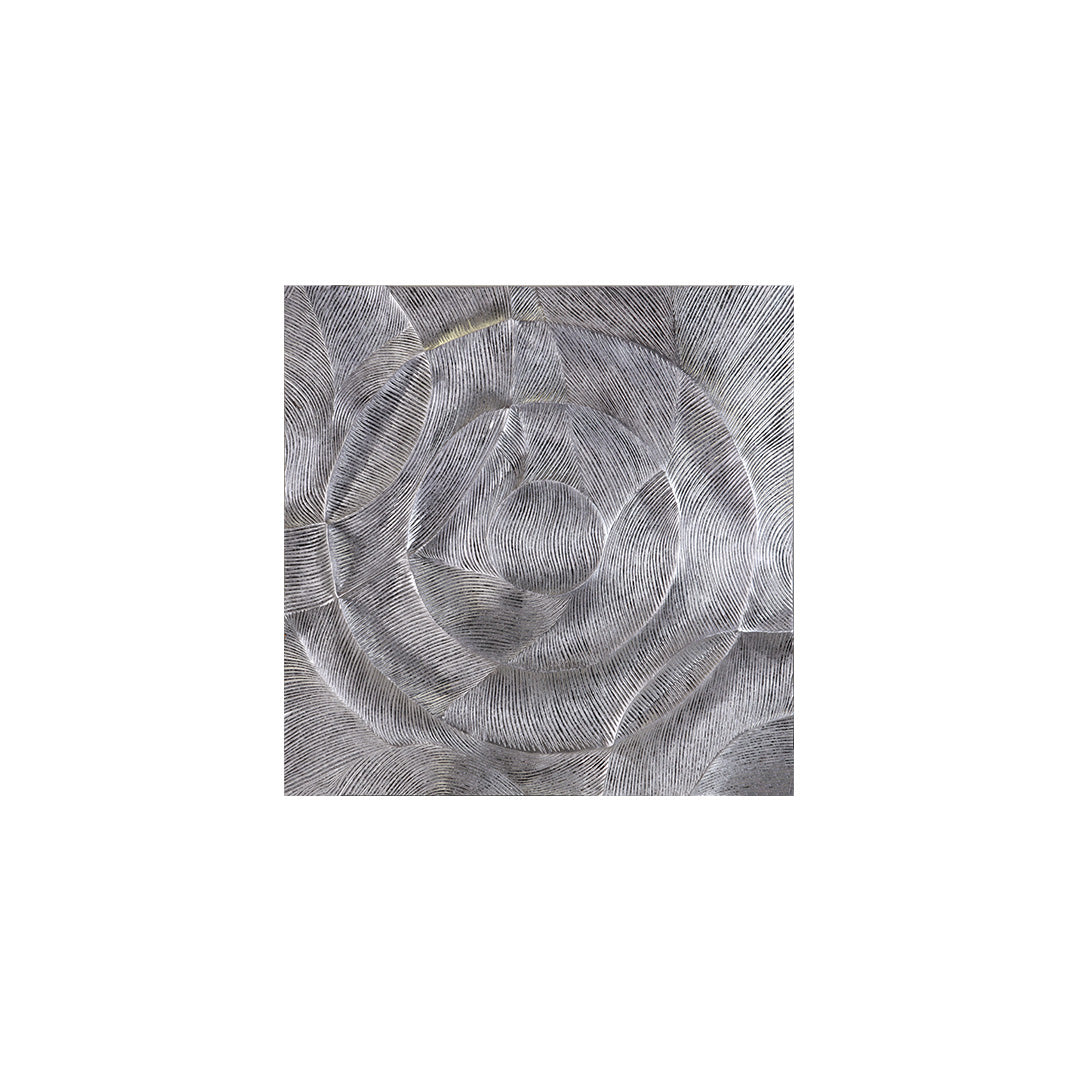 Elara Ripples Silver Wall Art | Vinoti Living