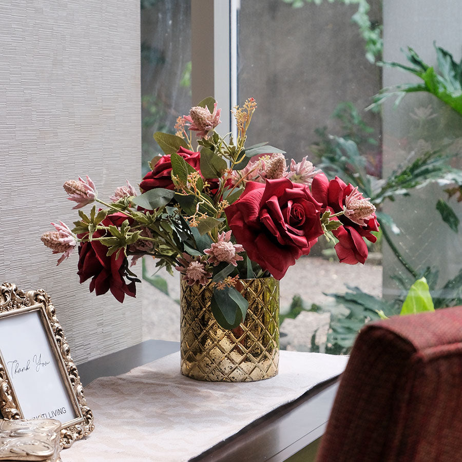 Enchanted Rose - Flower Arrangement | Vinoti Living