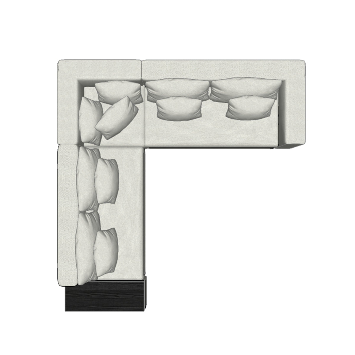 Milan L Shape Sofa