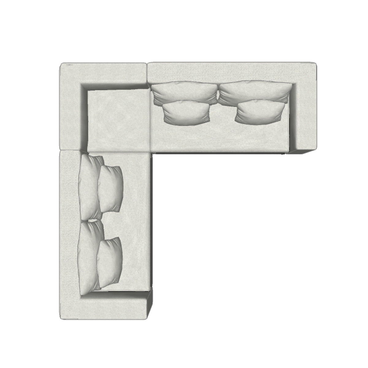 Milan L Shape Sofa