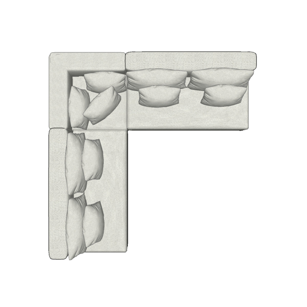 Milan L Shape Sofa