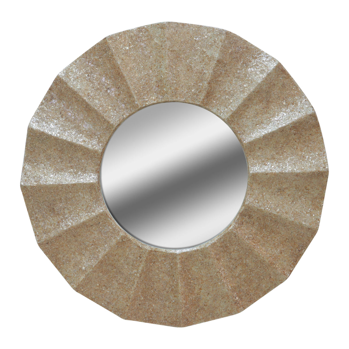 Liora Wave Gold Mirror | Vinoti Living