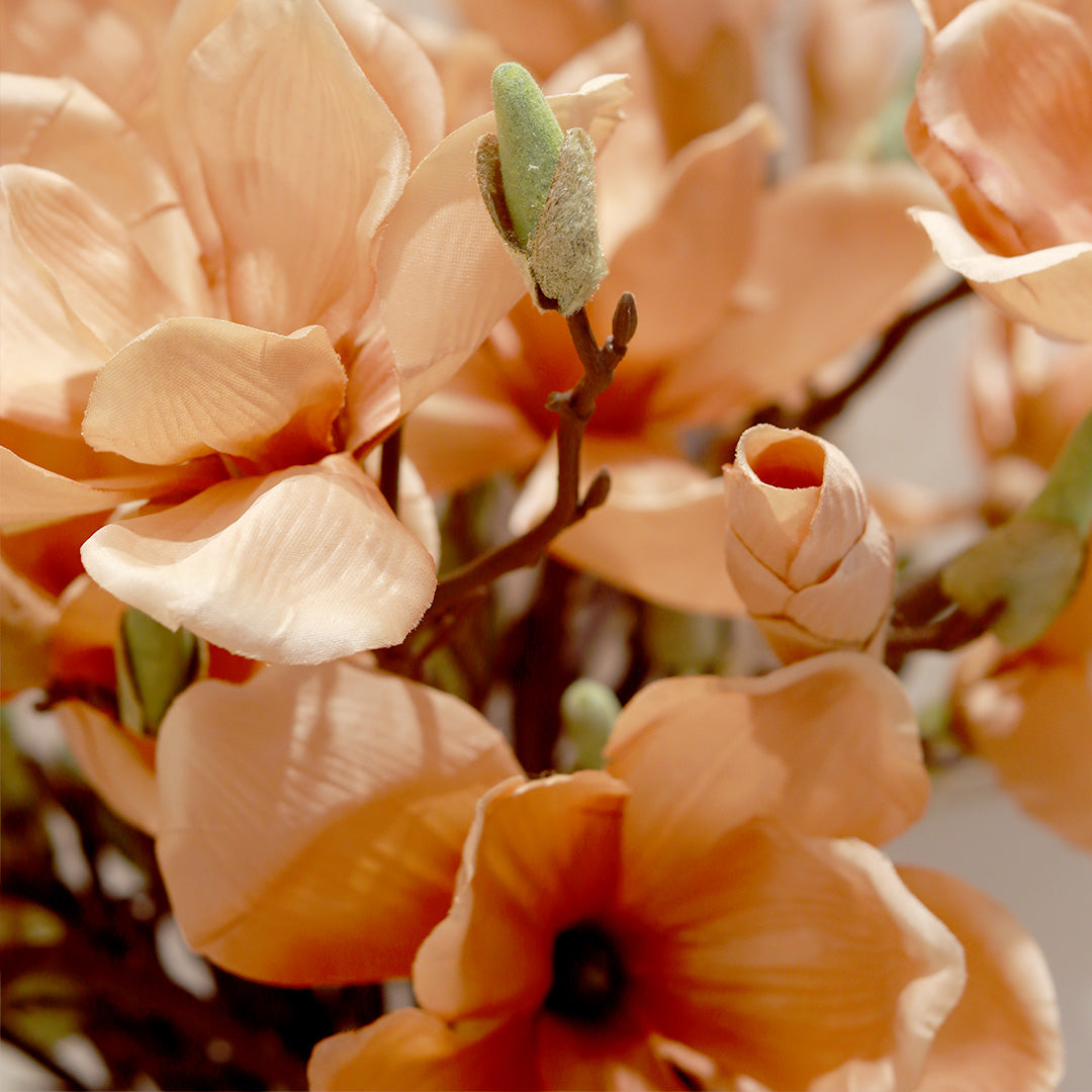 Magnolia Coral Flower - Accessories | Vinoti Living