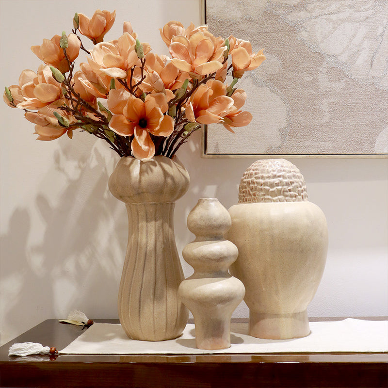 Magnolia Coral Flower - Accessories | Vinoti Living