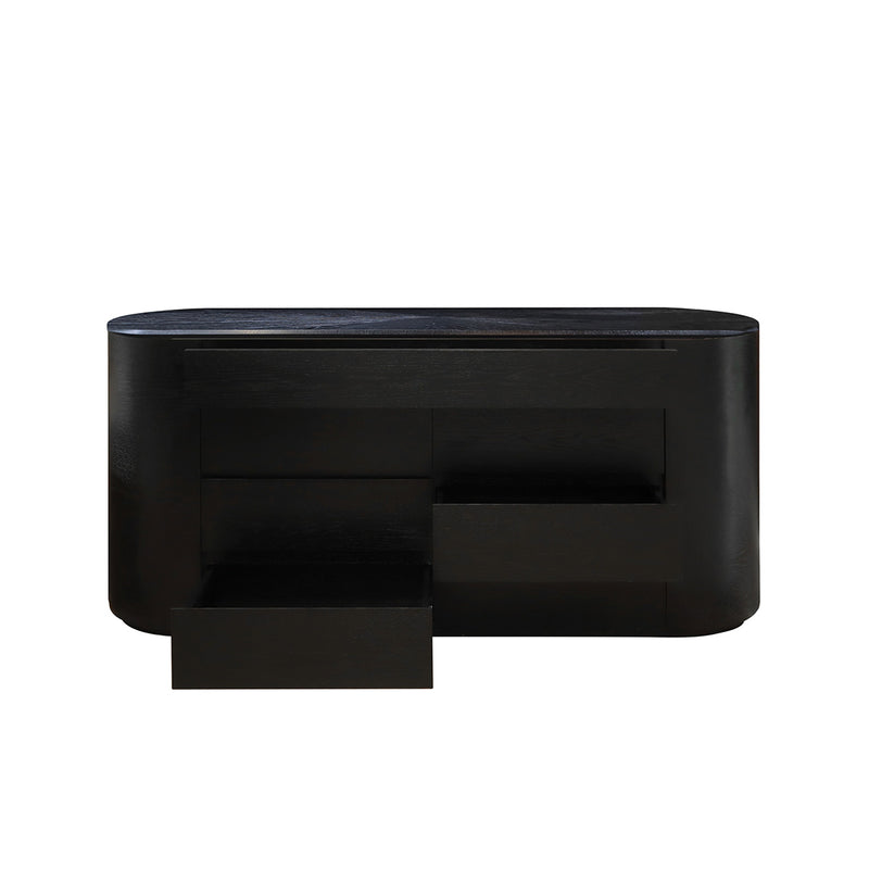 Milan Wood Top Sideboard - Online Furniture | Vinoti Living