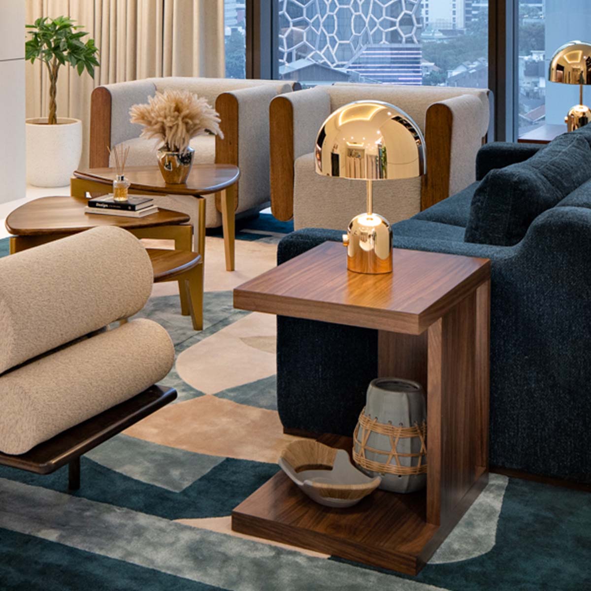 Yo Side Table Rectangle New York Rectangular Side Table - NY Collection | Vinoti Living