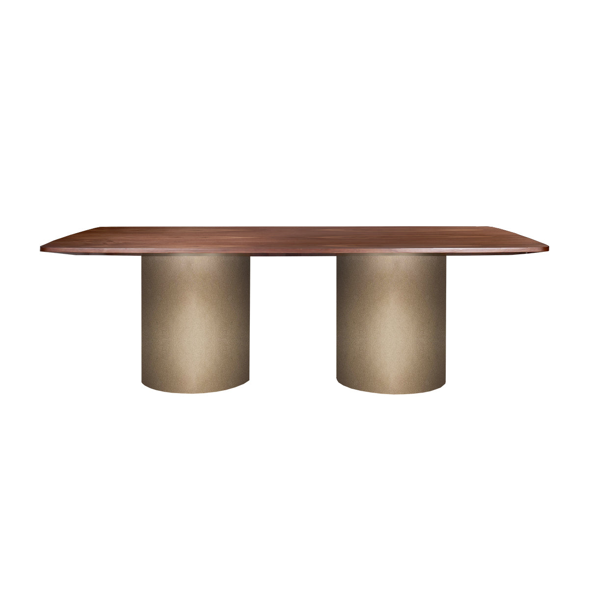 New York Dining Table - with 2 Cylinder Bases | Vinoti Living