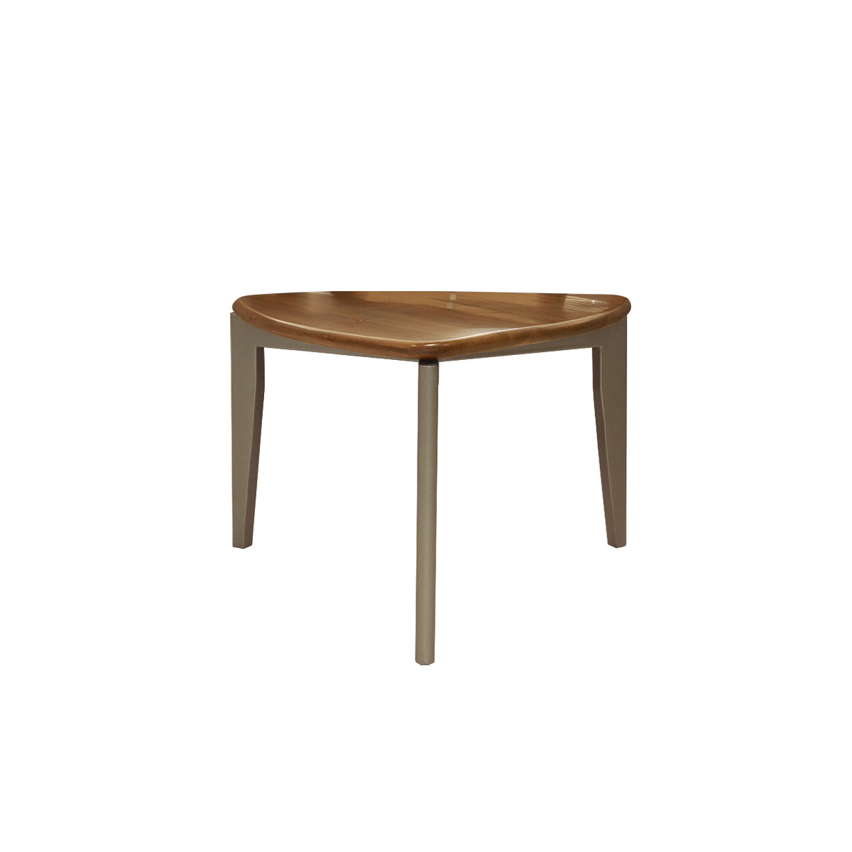 New York Triangular Wood Top Coffee Table