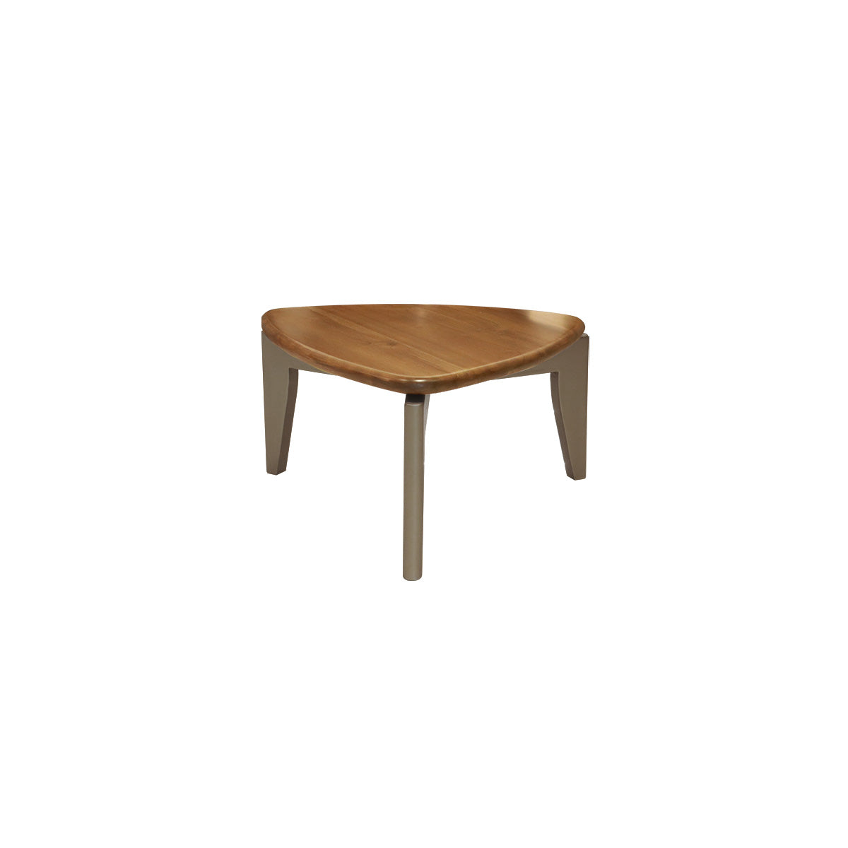 New York Triangular Wood Top Coffee Table