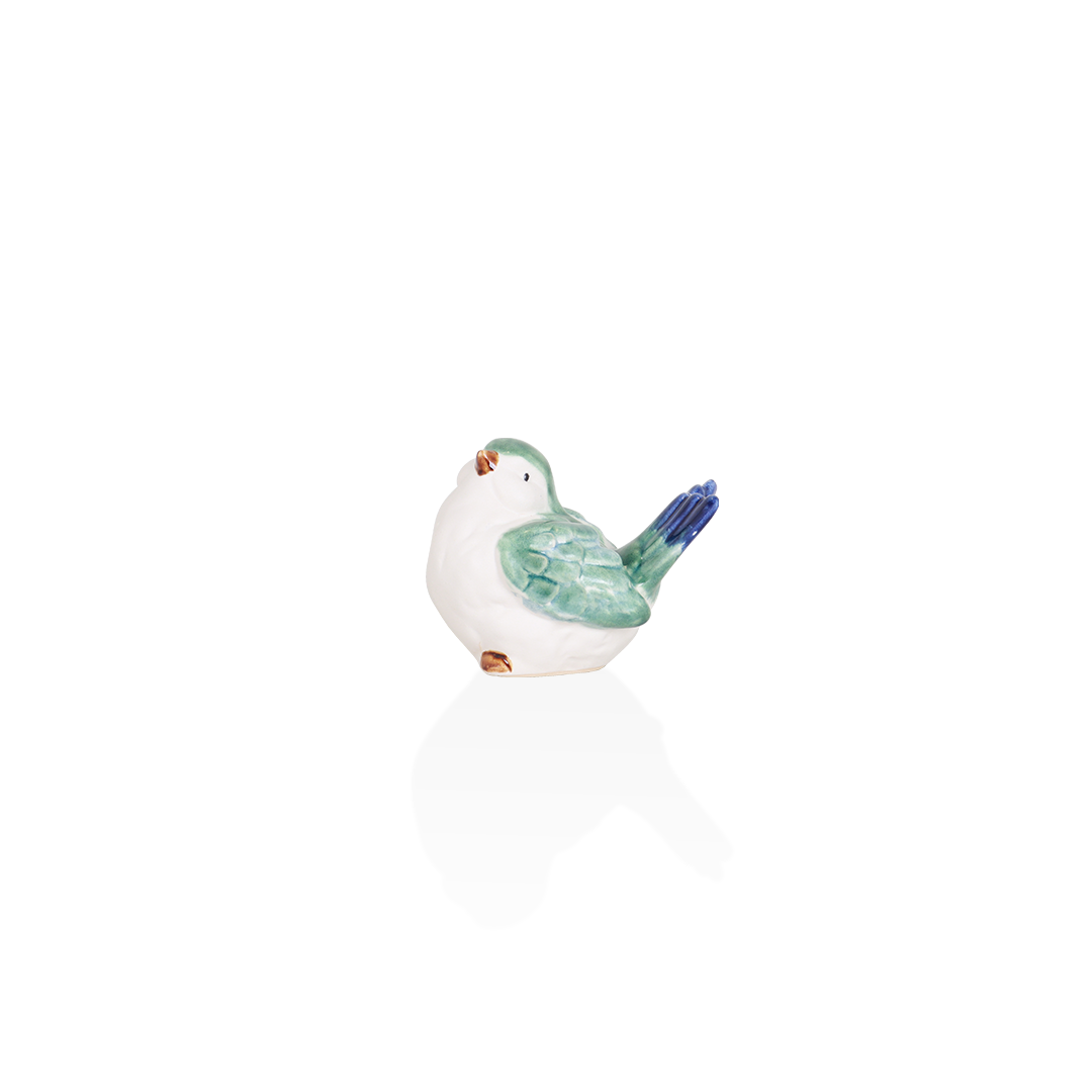 Skylark Green Figurine - Accessories | Vinoti Living