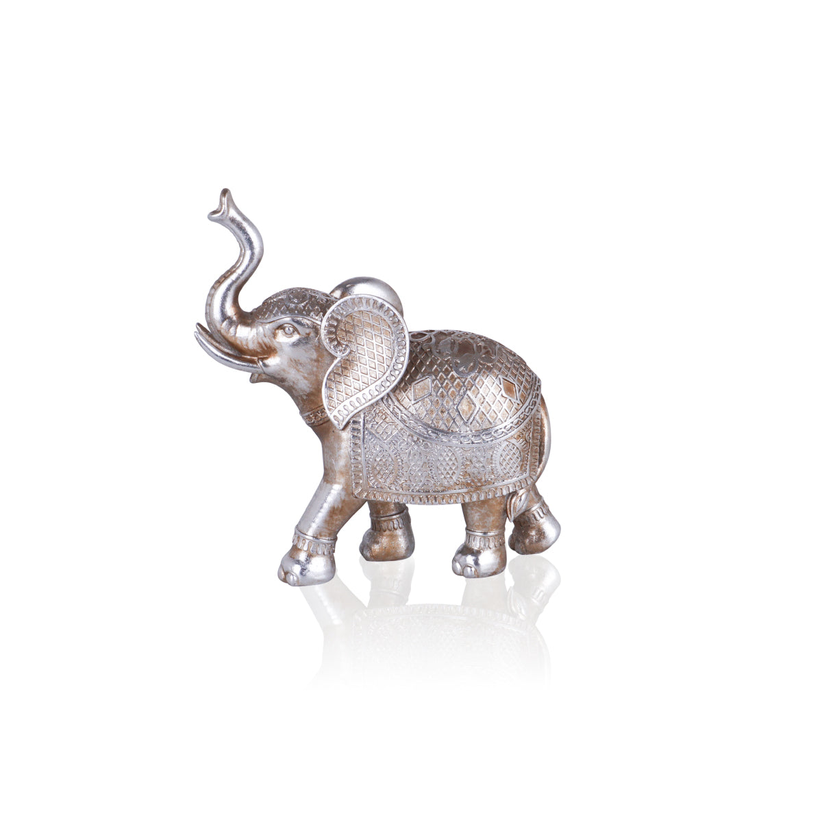Sultan Geometric Elephant Figurine - Accessories | Vinoti Living