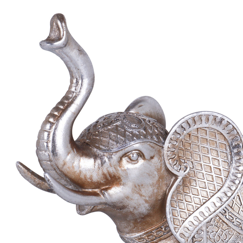 Sultan Geometric Elephant Figurine - Accessories | Vinoti Living