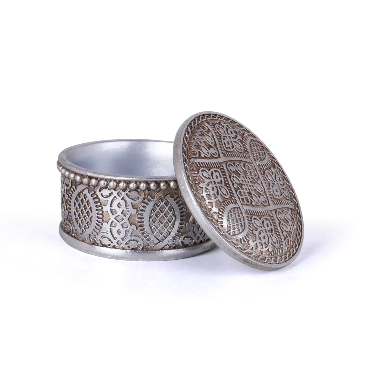 Sultan Round Jewelry Box - Accessories | Vinoti Living