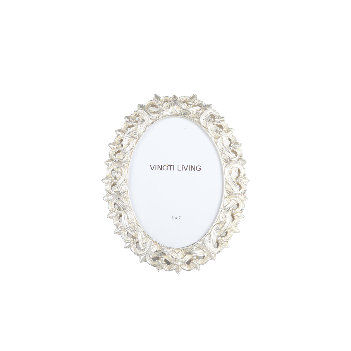 Selva Knots Oval Silver Photo Frame | Vinoti Living